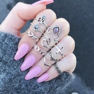 Nature Midi Ring Set 10 Piece